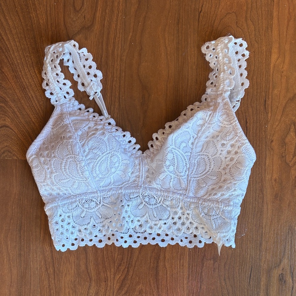 NEW White Lace Bralette